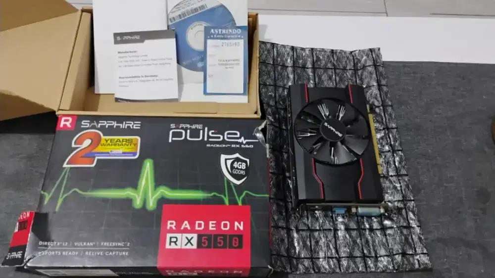 VGA RX 550 4GB NEGO