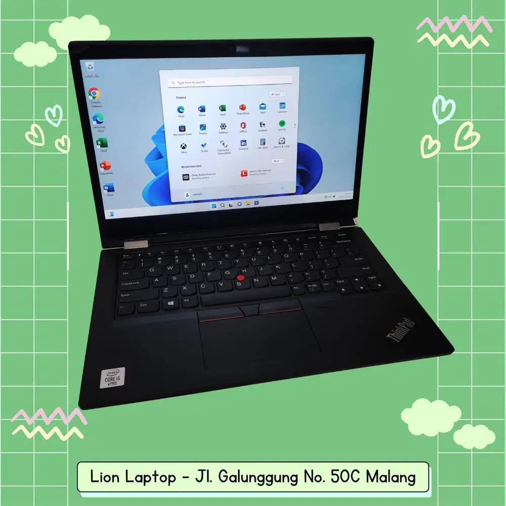 RAM 16GB Core i5 Gen10 Flip 360° SSD 256GB Lenovo Thinkpad YOGA L13 [1