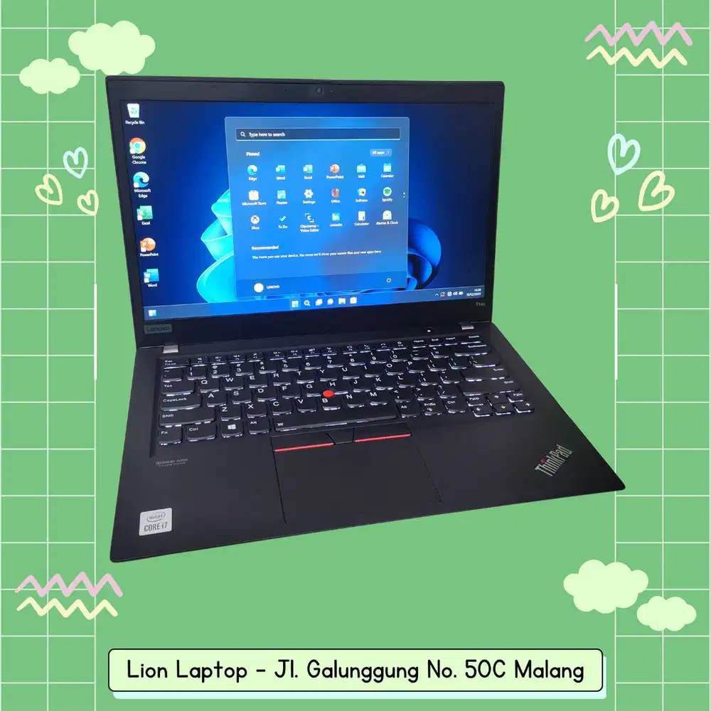 RAM 16GB Core i7 Gen 10 Slim SSD 256GB Lenovo Thinkpad T14S [18|06]