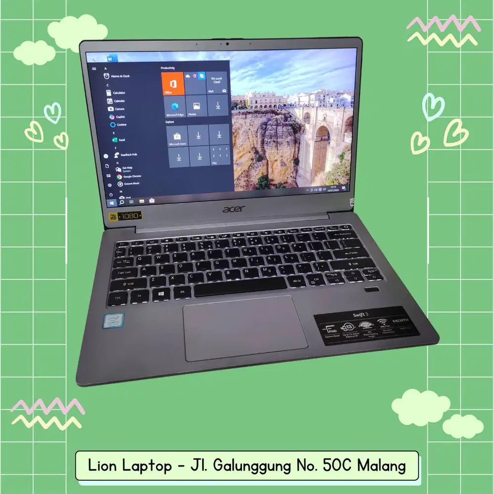 Super Slim Core i5 Gen 8 8/25 Acer Swift 3 SF313-51 [18|06]