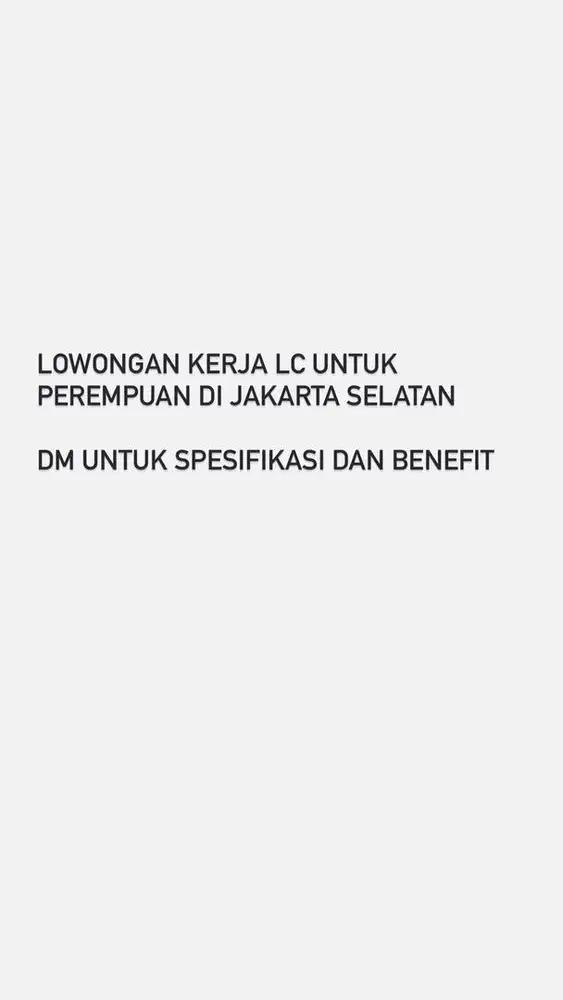 lowongan kerja wanita