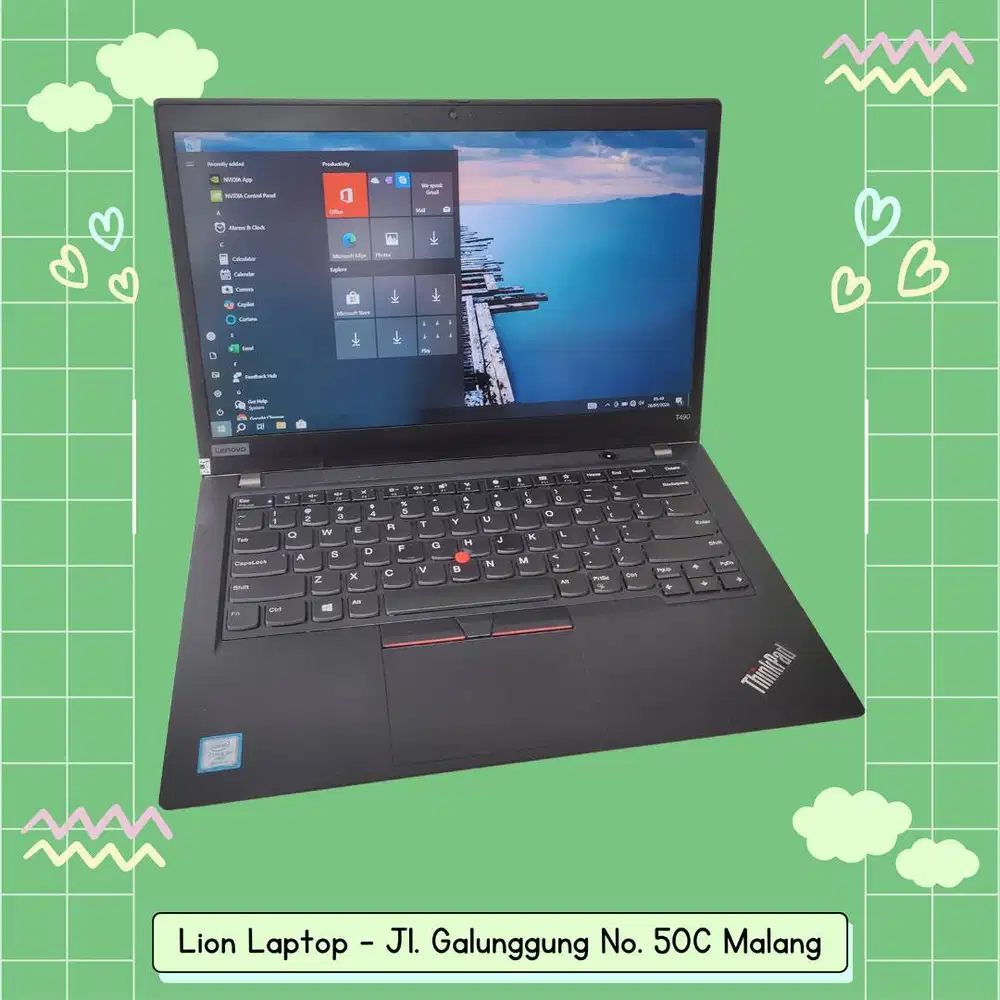 Double VGA NVIDIA Core i5 8/256 Slim Lenovo Thinkpad T490 [18|06]