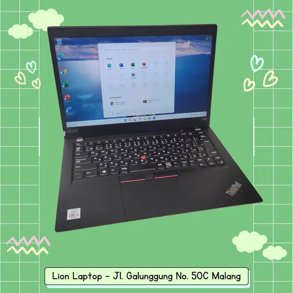 i5 GEN 10 Murah RAM 8GB Lenovo Thinkpad X390 [18|06]