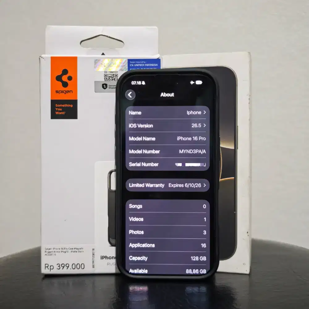 Iphone 16 pro 128gb cycle 145