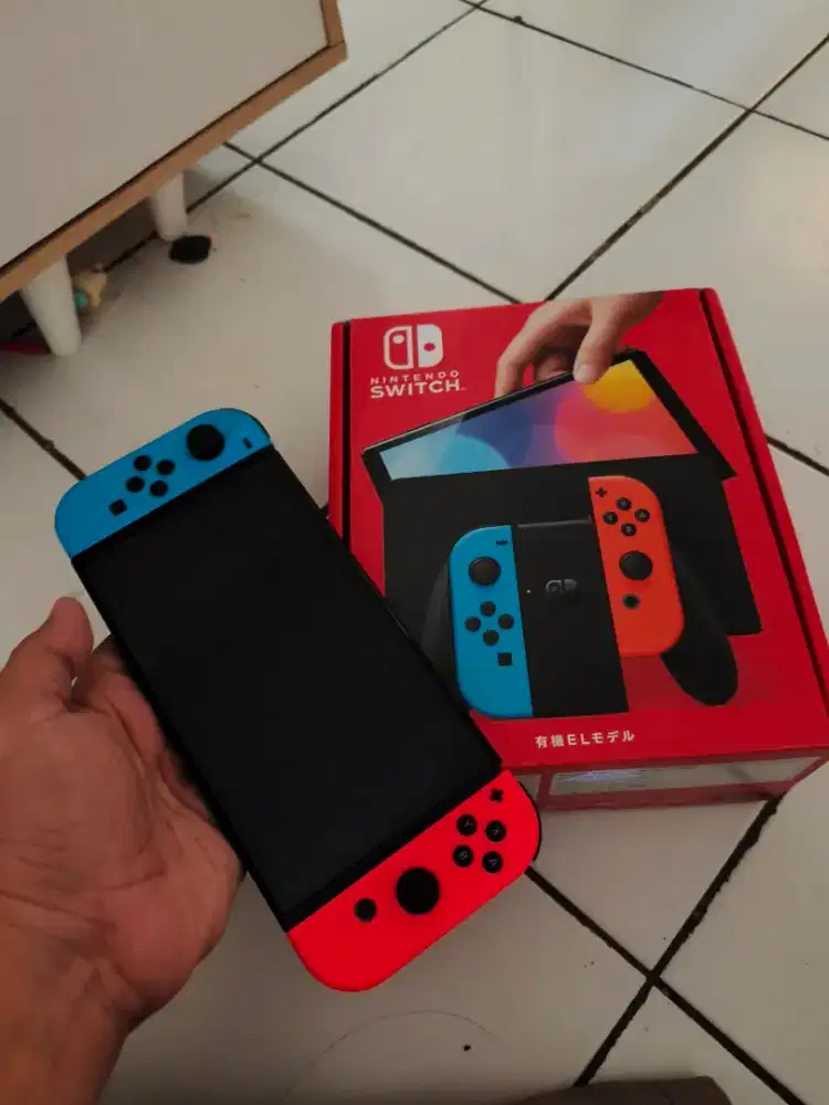 Nintendo Switch OLED NEON OFW 64GB Original Mesin 2025 Garansi GS Shop