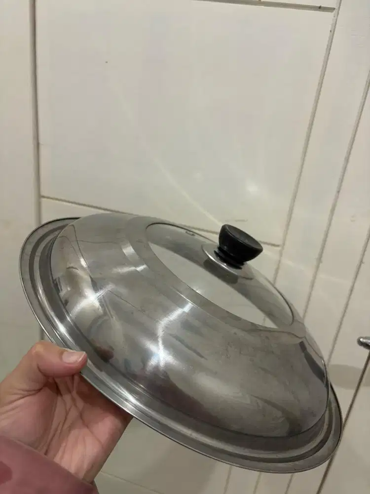 Tutup kuali 34cm dan spatula