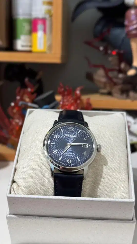 Seiko Presage SRPE43J1 Cocktail Old Clock Blue Dial