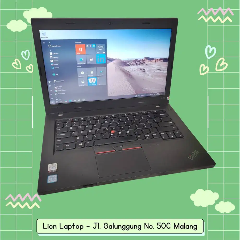 Double VGA Core i5 RAM 8 SSD Lenovo Thinkpad L470 [18|06]