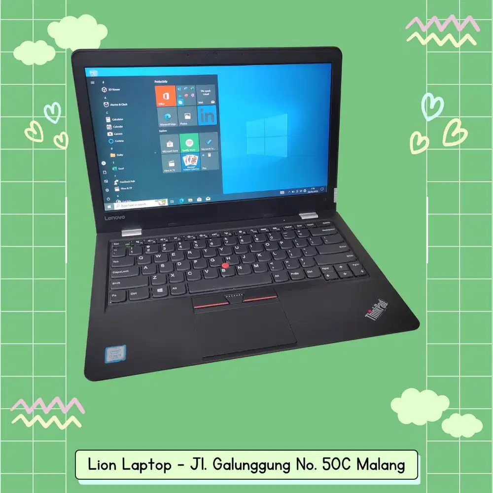 Core i3 Gen 7 Murah RAM 8GB SSD 256GB Lenovo Thinkpad 13 [18|06]