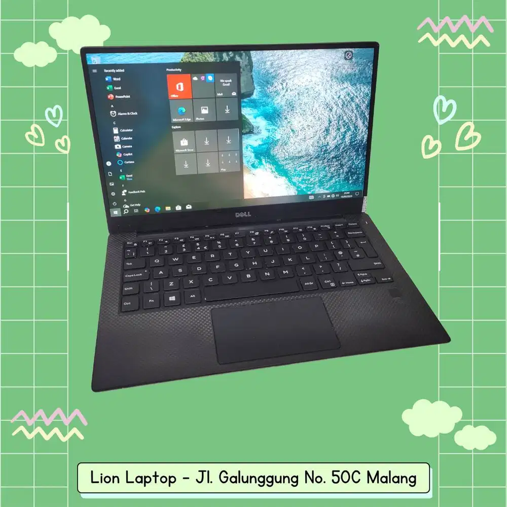 Slim & Ringan Core i7 RAM 8 SSD 256 DELL XPS 13 9360 [18|06]