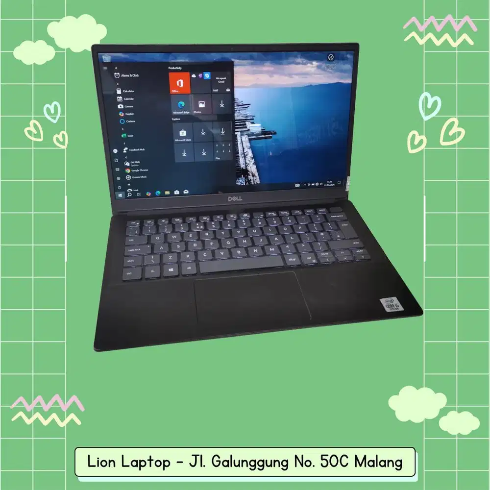 Slim & Ringan Core i5 Gen 10 8/256 DELL Vostro 5391 [18|06]