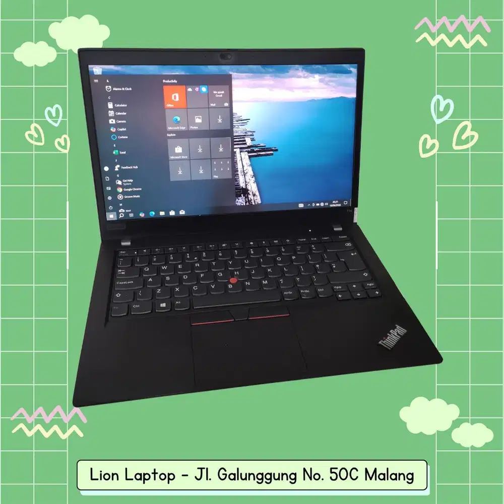 RYZEN 7-5850U (8 CORE) RAM 16GB SSD 256GB Desain/Gaming Lenovo Thinkpa