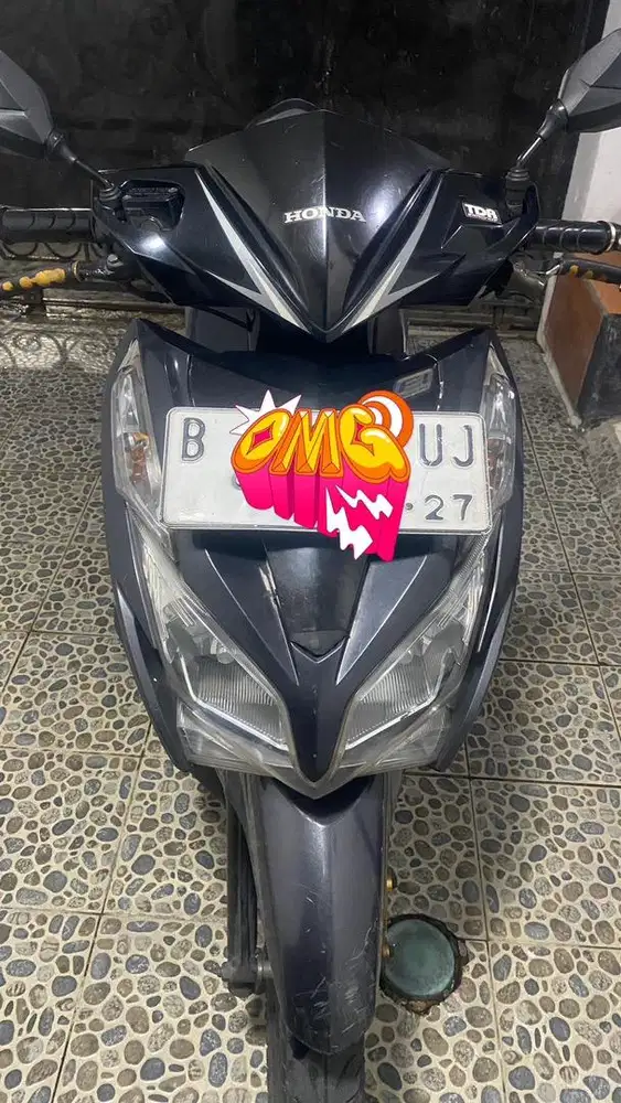 Vario 125 old hitam abu