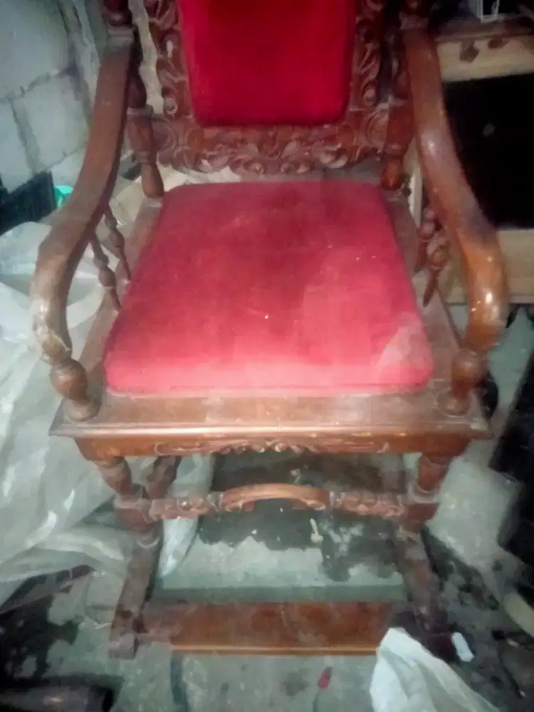 Kursi goyang jati santai