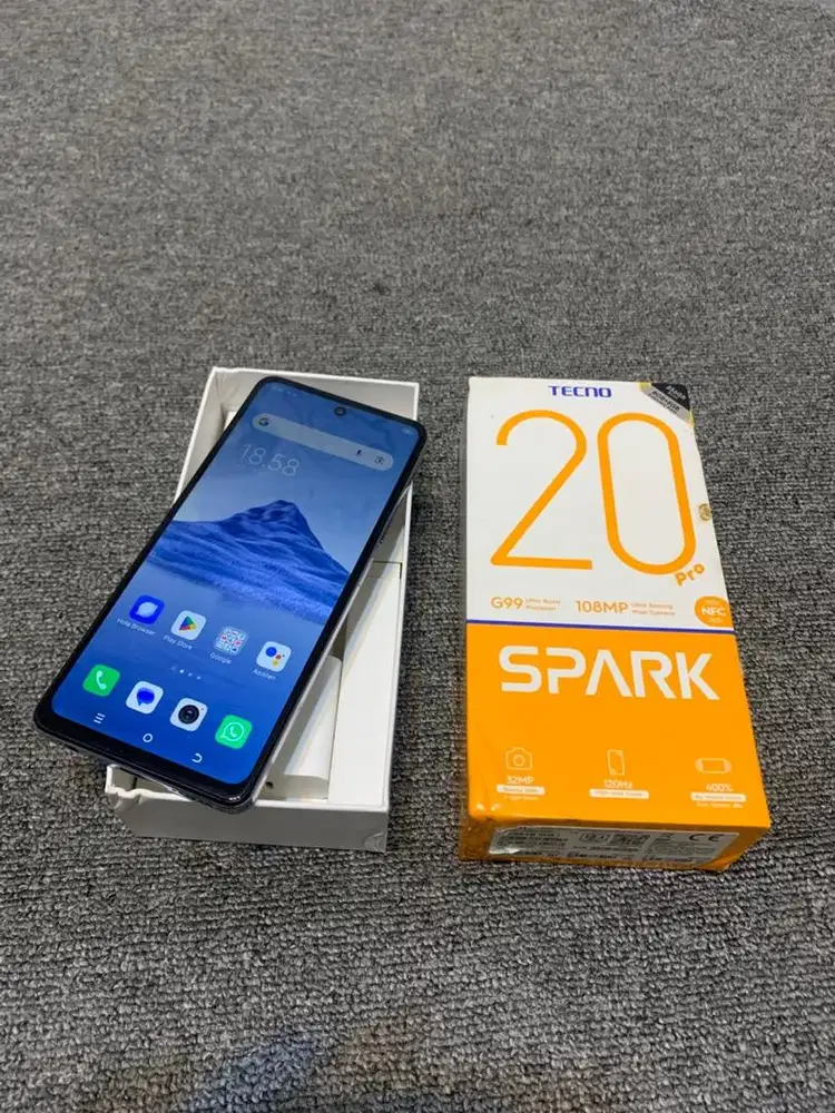 Tecno sprak 20pro 8/256 Fullset