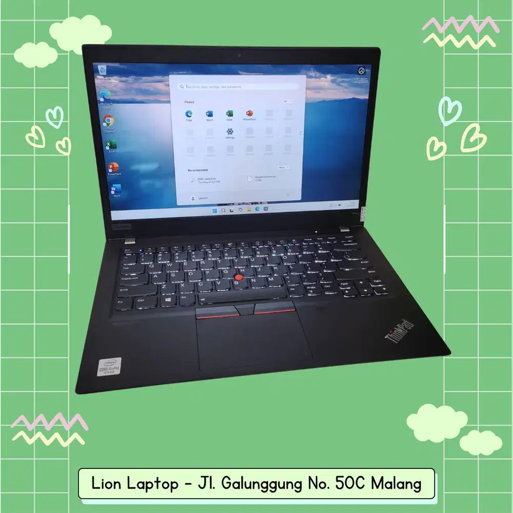 RAM 16GB Slim Core i5 Gen 10 SSD 256GB Lenovo Thinkpad T14s [18|06]