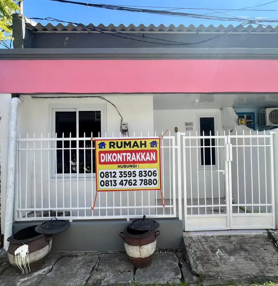 Rumah dikontrakkan di Pacar Kembang