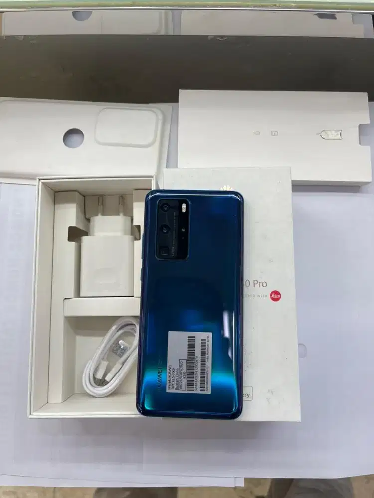 Huawei P40 pro ram 8 internal 256 blue ex garansi resmi huawei