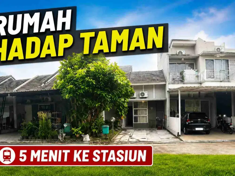 jual butuh dijual rumah dekat stasiun aeon mall dan tol
