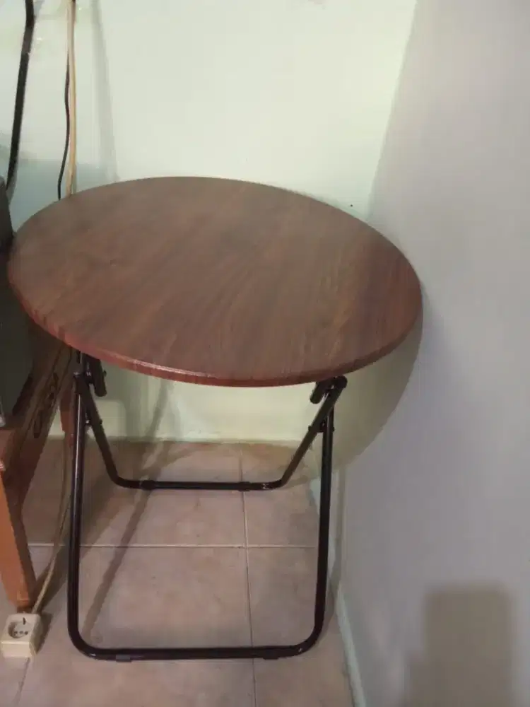 MEJA LIPAT KAYU/MEJA MAKAN PORTABLE