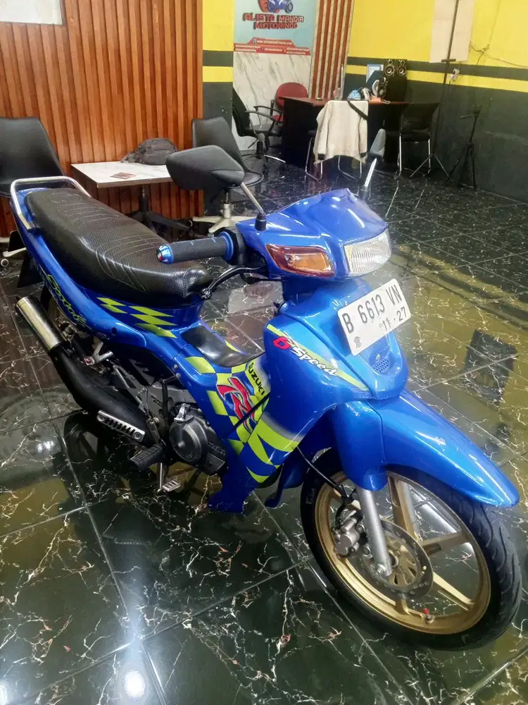 SATRIA 2TAK 2002 ISTIMEWA CASH ONLY. FULL ORIAN. BISA NEGO. COD