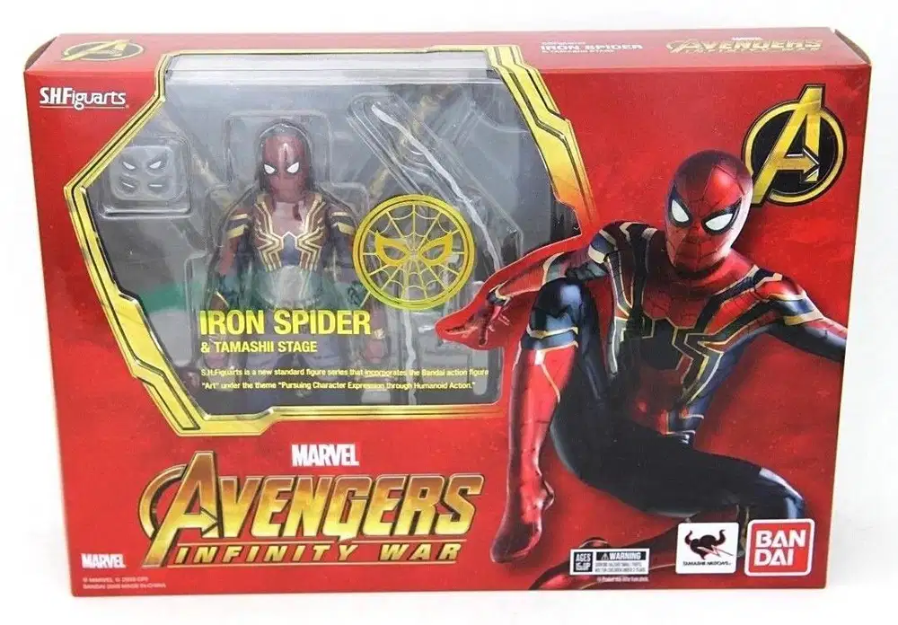 S.H.Figuarts Iron Spider & Tamashii Stage Avengers Infinity War BANDAI