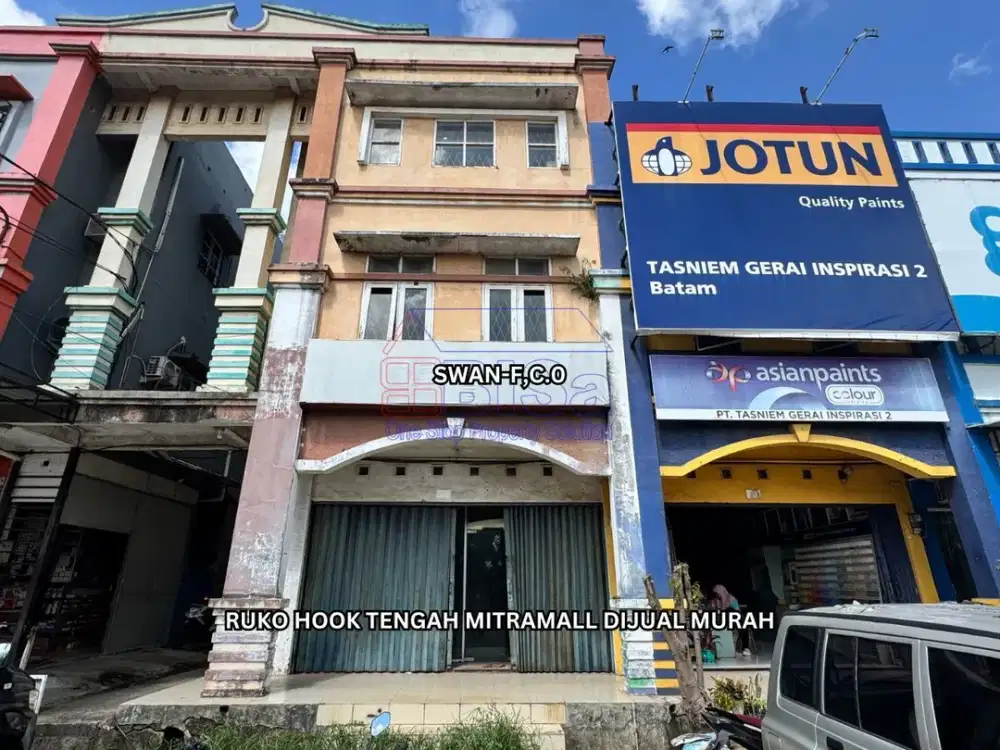 Ruko Lokasi Ramai Batuaji Depan Jalan Utama bisa Cicil DP