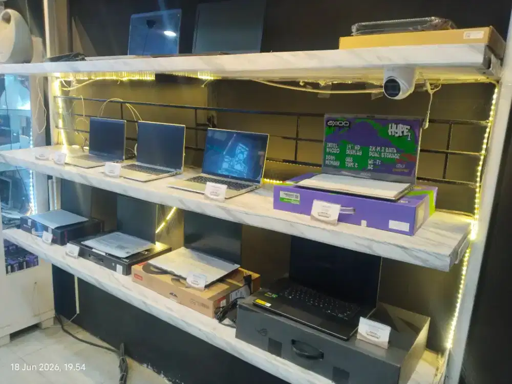 Kredit Laptop baru/second, Resmi. Cicilan tanpa DP, syarat cukup KTP