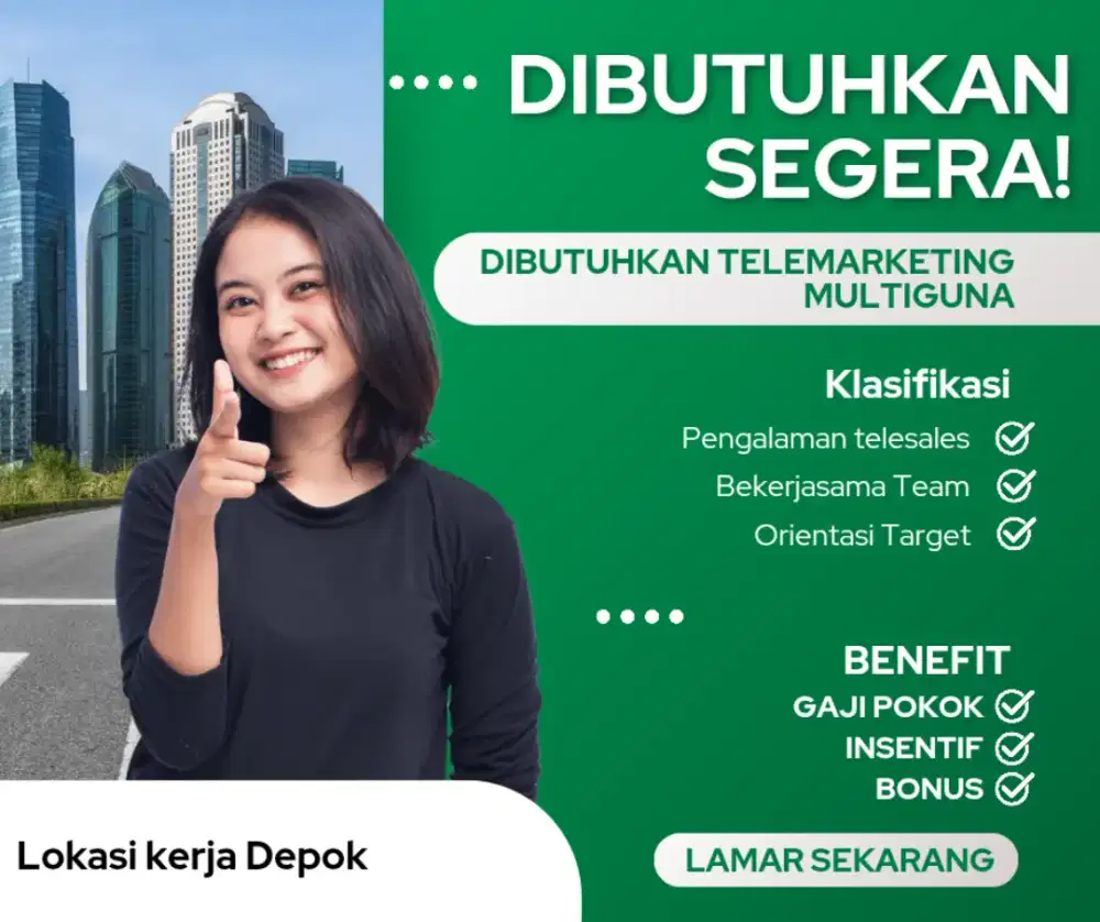 Lowongan telemarketing