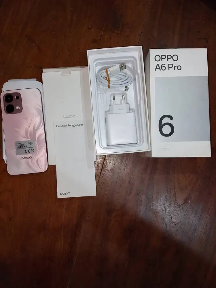 Jual oppo seri a6 pro 8/256 coral pink+sudah terpasang hydrogel