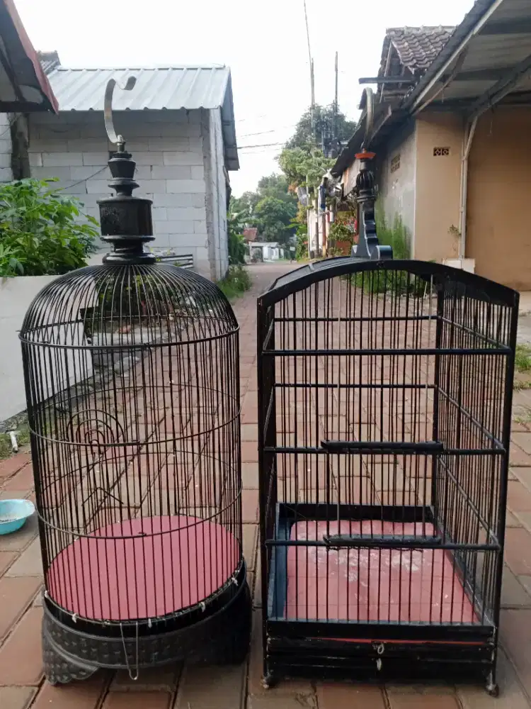 Jual kandang burung dua pasang