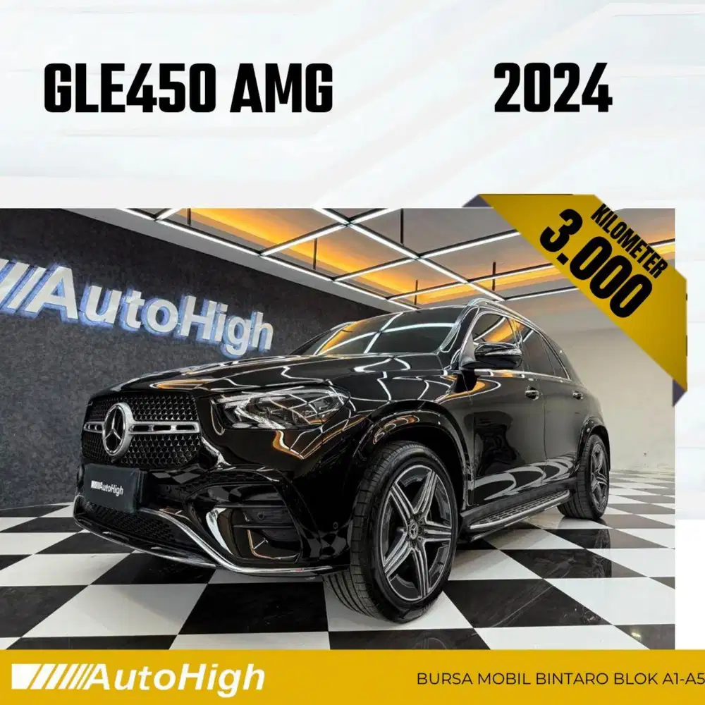 DP10% [Km3.000] GLE450 AMG 2024 Black / GLE 450 Reg 2023 #AUTOHIGH