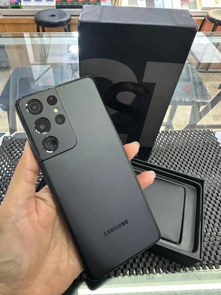 Second Samsung Galaxy S21 Ultra 16/512GB Black Ex Garansi Resmi Muluss