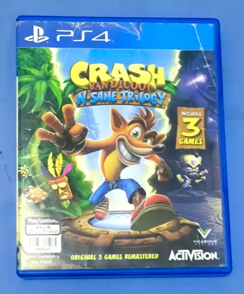 BD Kaset Crash N Sane Trilogy PS4