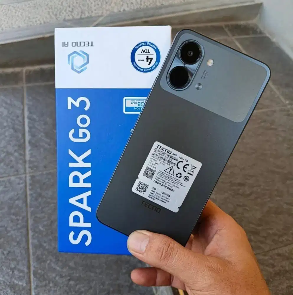 Tecno Spark Go 3 4/128 black (new) garansi nasional