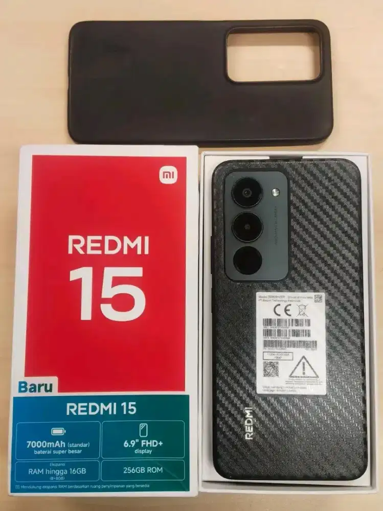 Redmi 15 ram 8/256 fullset ori no minus
Pemakaian aja