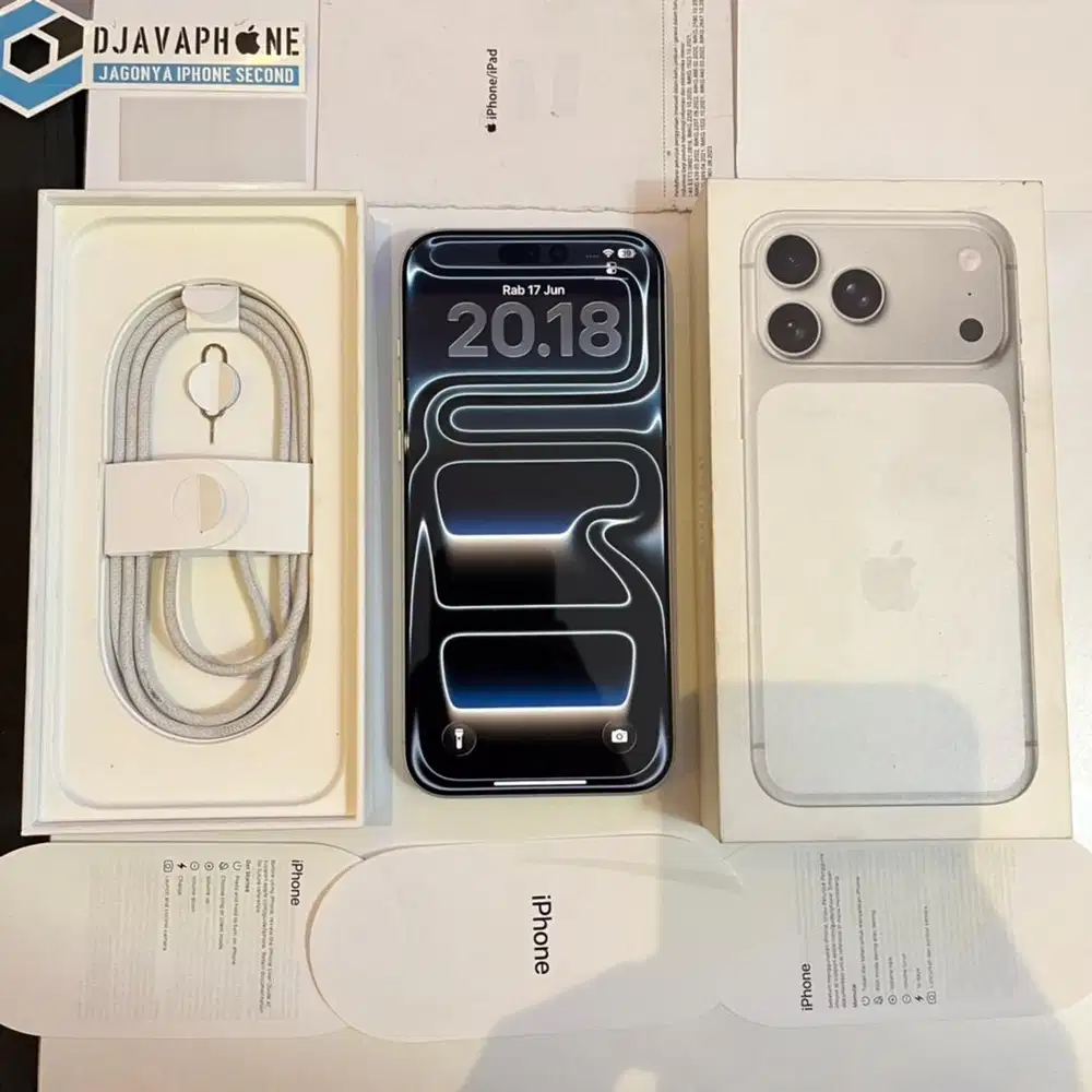 iPhone 17 Pro Max 256GB BH 100% Garansi Resmi iBox 2 Mei 2027