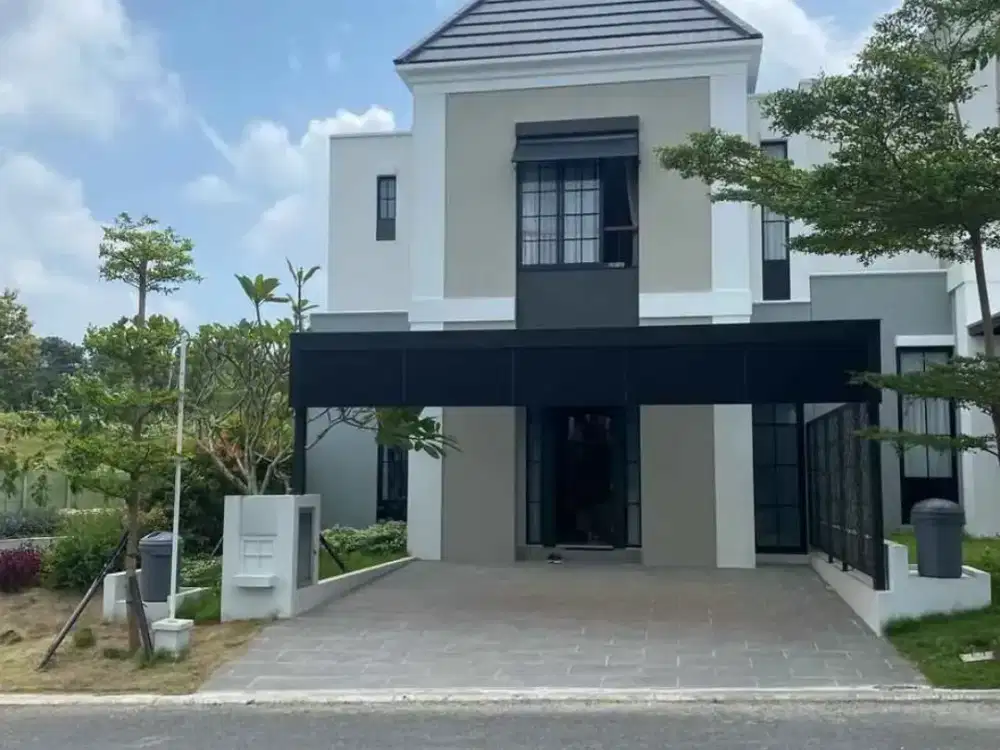 Rumah 2 Lt Citra Grand Cluster Blue Aqua, posisi Hook & FULL FURNISHED