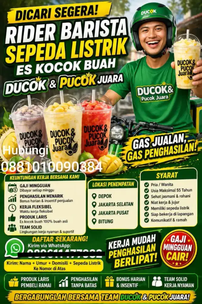 Di cari rider keliling