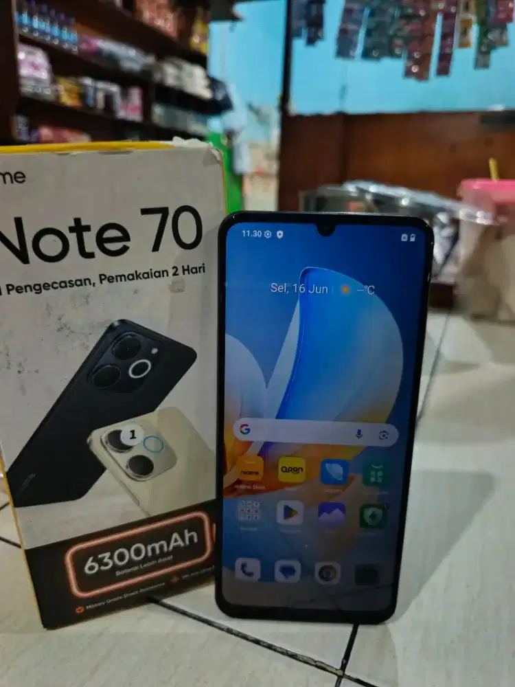 Realme note 70 Ram 4/128GB