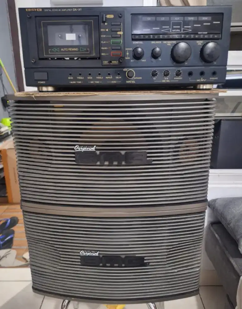 Karaoke BMB 1set Speaker 10in dan amplifier BMB