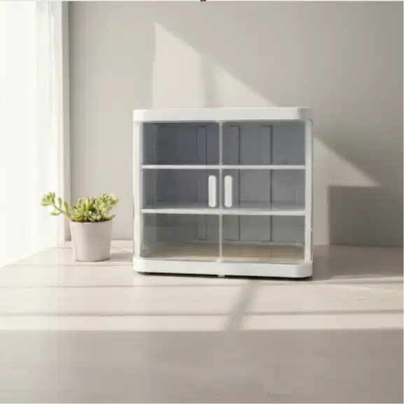 Rak Plastik Food Cabinet Bistro 3 Susun 3413 (BWW)