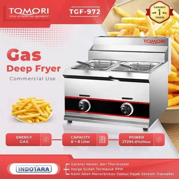 KOMPOR DEEP FRYER GAS Tomori