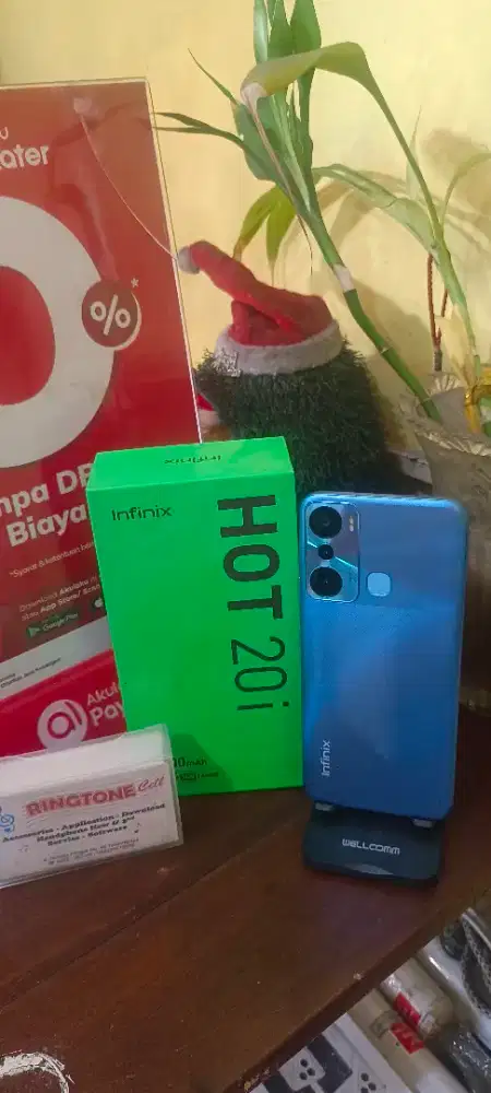 2nd : Hot 20i 4+3/64 5000 mah