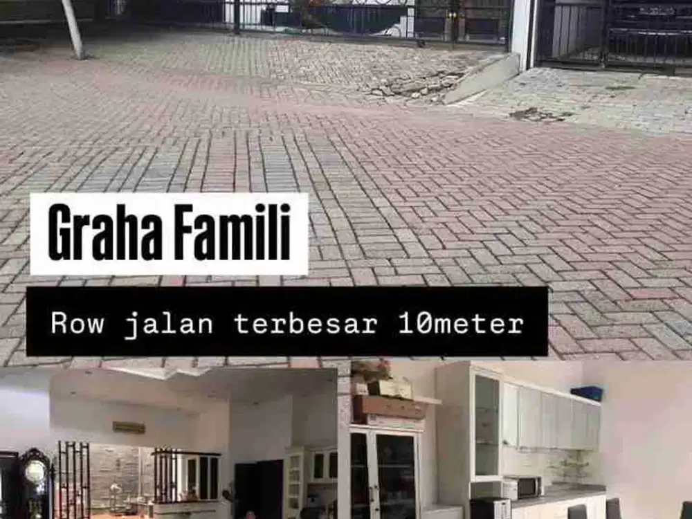 Rumah Graha Famili. Row jalan 10meter. tidak banjir. jalan utama