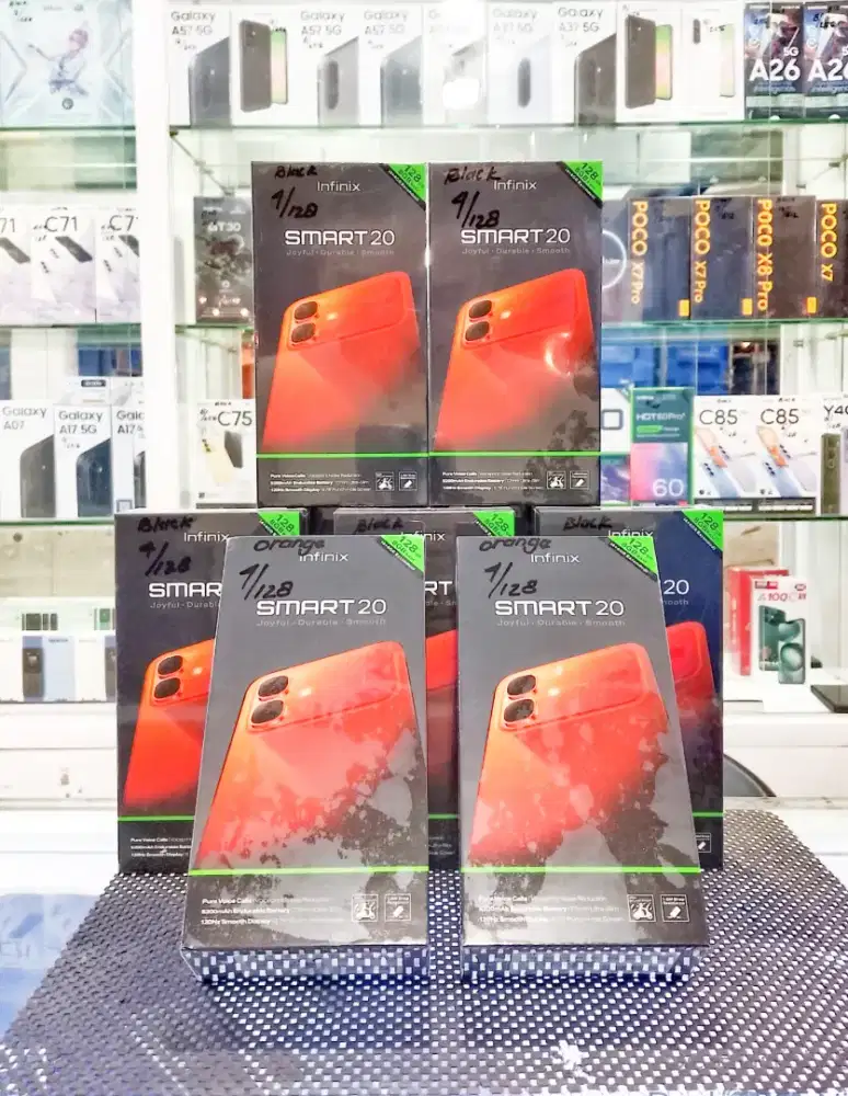 BARU..INFINIX SMART 20 4+4/128 SEGEL/GARANSI RESMI.