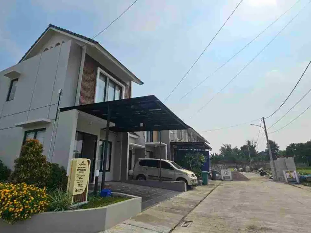 Rumah Modern akses jalan Lebar Fasilitas Super Lengkap Hanya 10 menit ke Tol Cimanggis