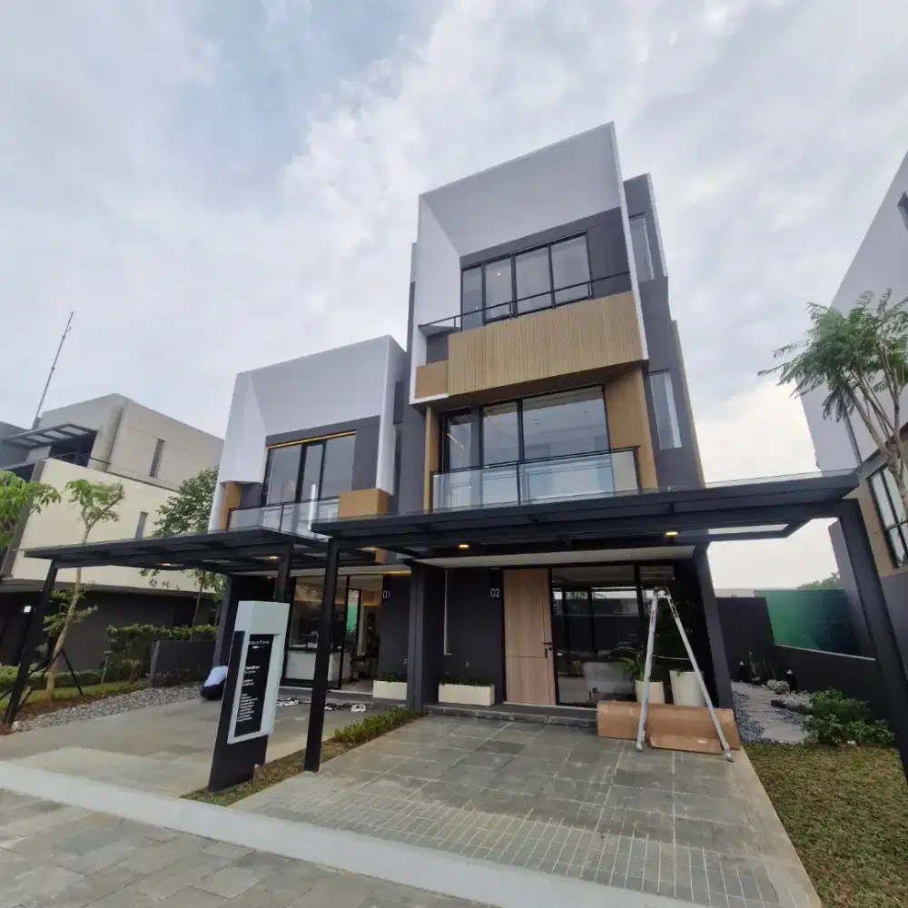Rumah tanpa DP 3kmr tidur Free biaya KPR cicilan 3jt di gading serpong