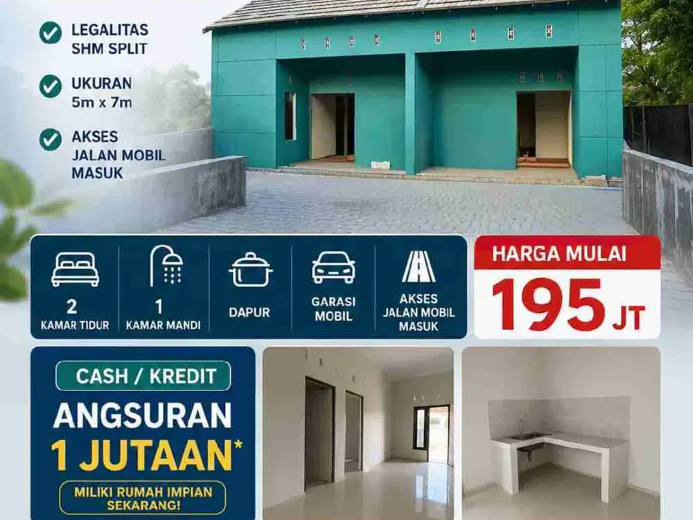 Dijual Rumah Tebel Gedangan Sidoarjo Rumah Tahap Pembangunan Cash In House