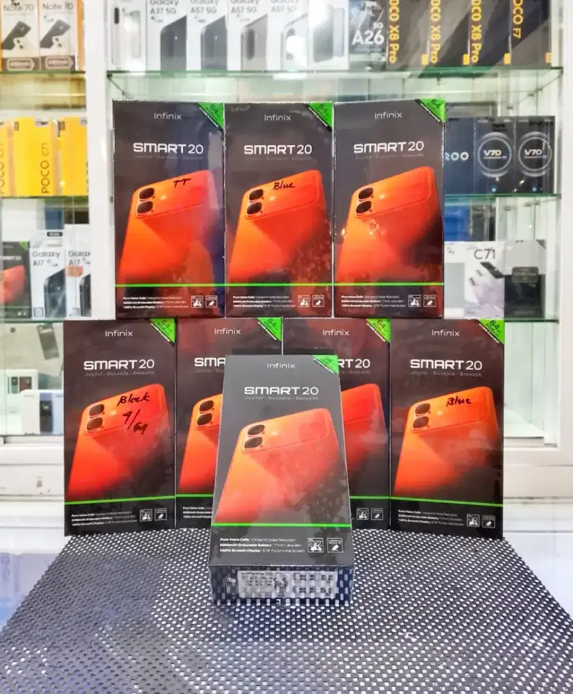 BARU..SMART 20 RAM 4+4/64 SEGEL/GARANSI RESMI.